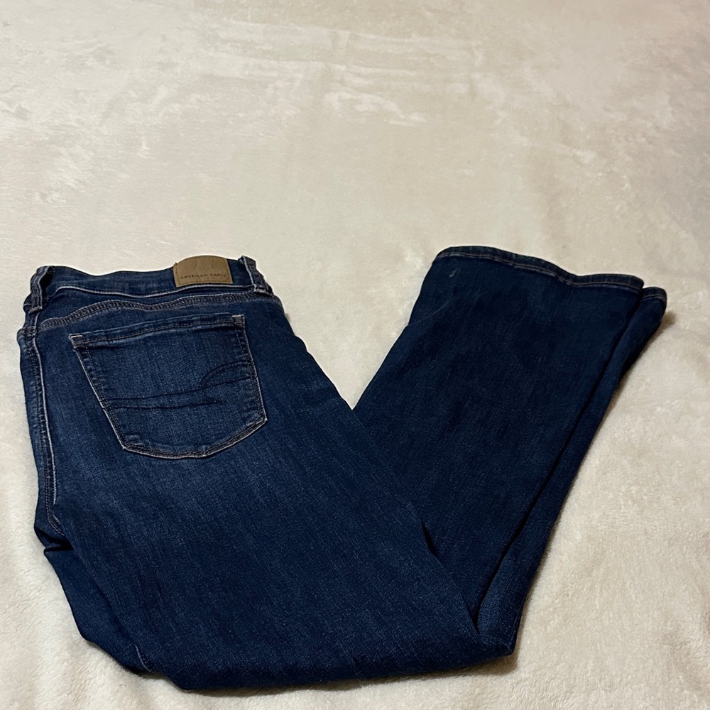 American Eagle Outfitters Dark Blue Boot Cut Jeans